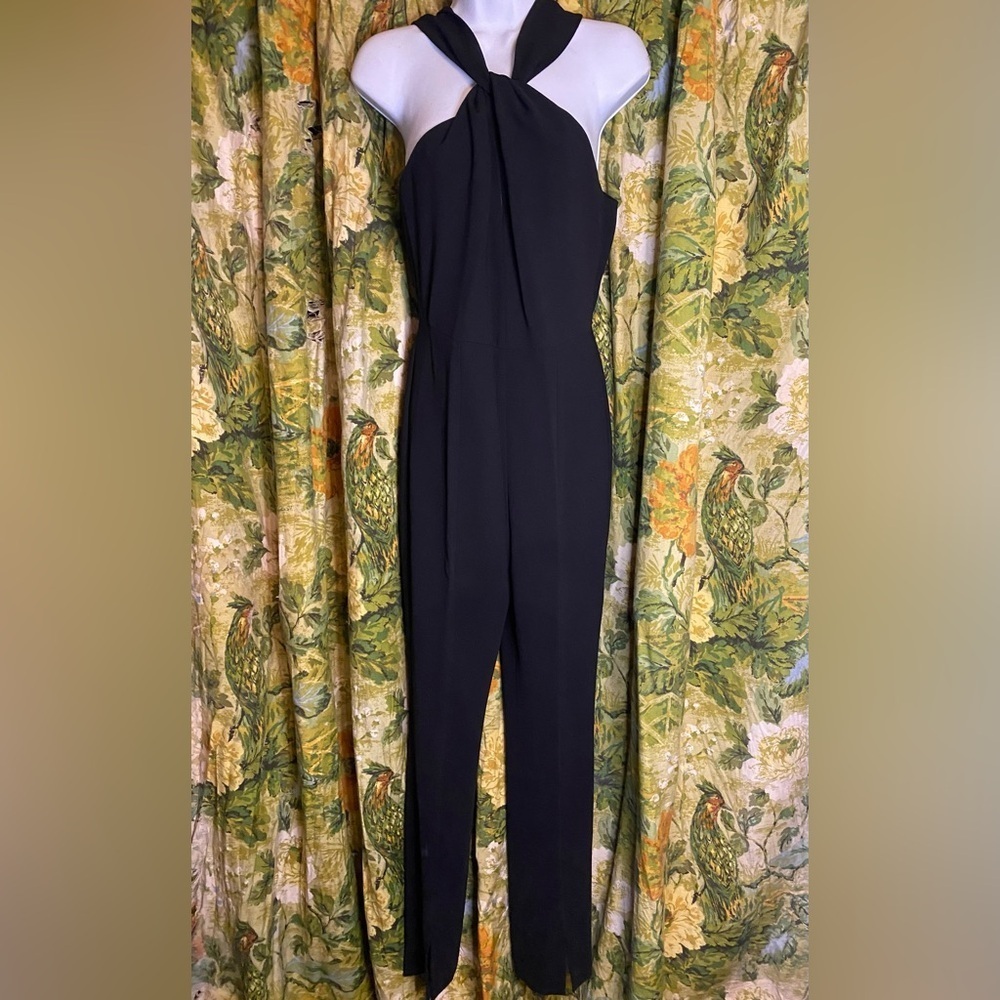 MNG NWT Elegant Black Halter Jumpsuit